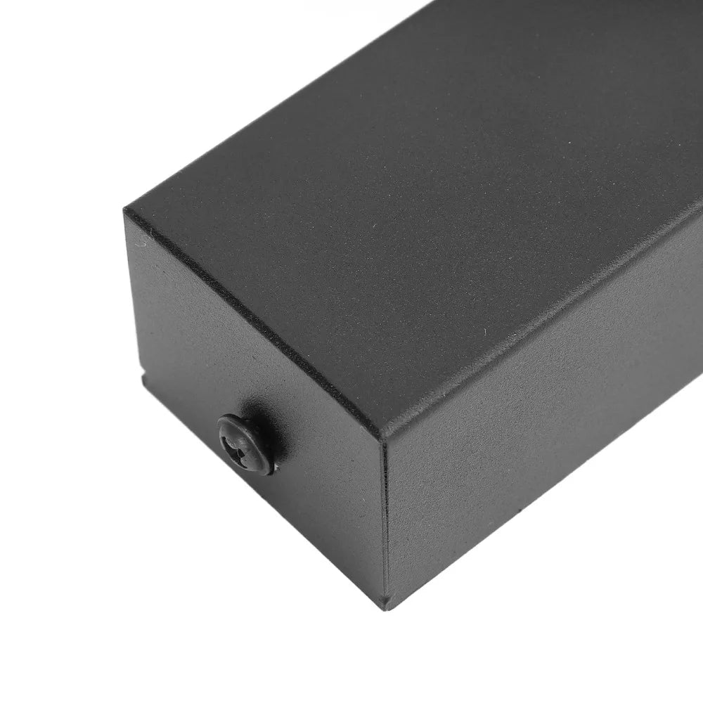 AC 85-265V LED Wall Lights 3 Color Temperature CRI 80 Wall Sconce Fixtures Black Line Design Metal Iron Art Wall Light Fixtures