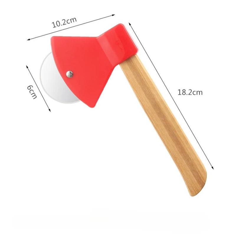 Axe Head Shape Pizza Cutter, 9 Inch x 4 Inch Stainless Steel Pizza Knife Sharp Blade for Cutting of Pizza, Bread and Cake
