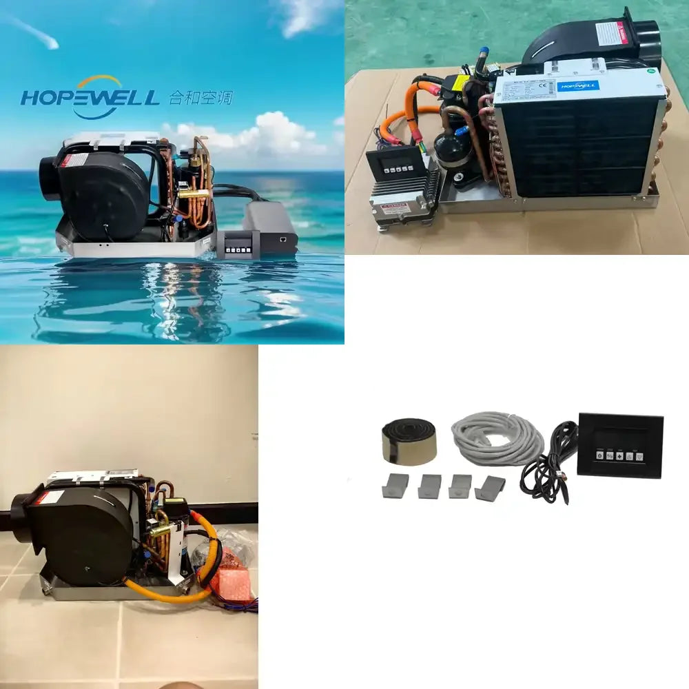 12V 24V 48V DC Brushless Inverter MARINE SELF CONTAINED AIR CONDITIONER 12000BTU