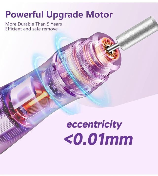 Professional Nail Drill Set Manicure Cutter Nail Equipment Nail Supplies Home Use Electric  Nail Drill Machine Nail Grinder
