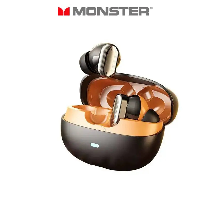 Monster ANC Noise Reduction Earburd Wireless Bluetooth HD Sound Quality Sweatproof  Sport Earphone Long Endurance Gaming Headset