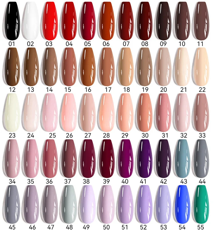 UR SUGAR 7ML Autumn Nail Gel Brown Series All For Manicure Gel Nail Polish Semi Permanent Soak Off LED UV Nail Art Varnishes