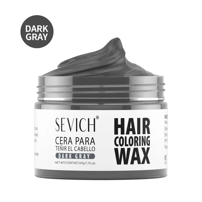 SEVICH Fashion One-Time Hair Color Wax Styling Temporary Dye Cream Gel Mud Pomade For Beards Eyebrow Easy To Wash Hair Dye Wax