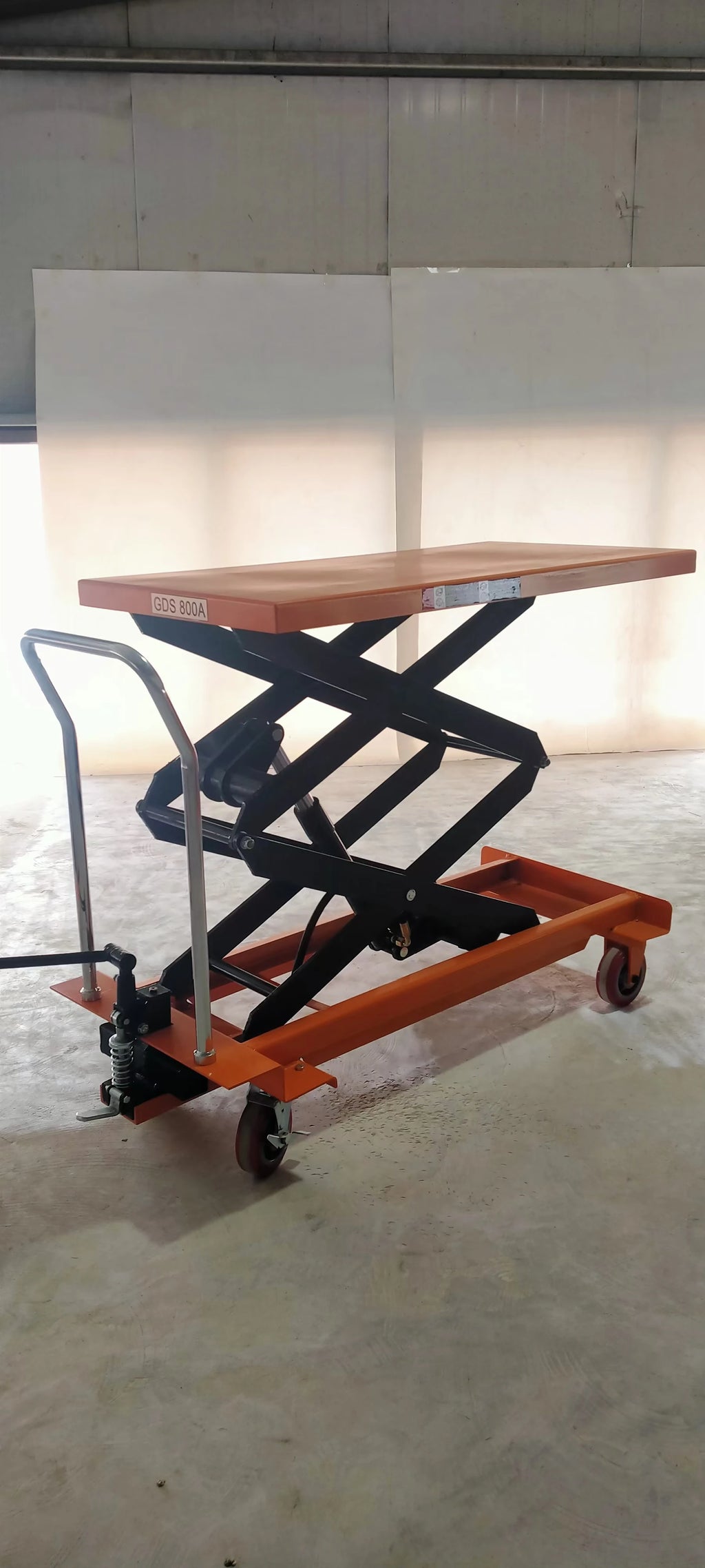 Easy Use Transport Cart Electric or Semi-electric Table Mobile Hydraulic Scissor Lift Platform