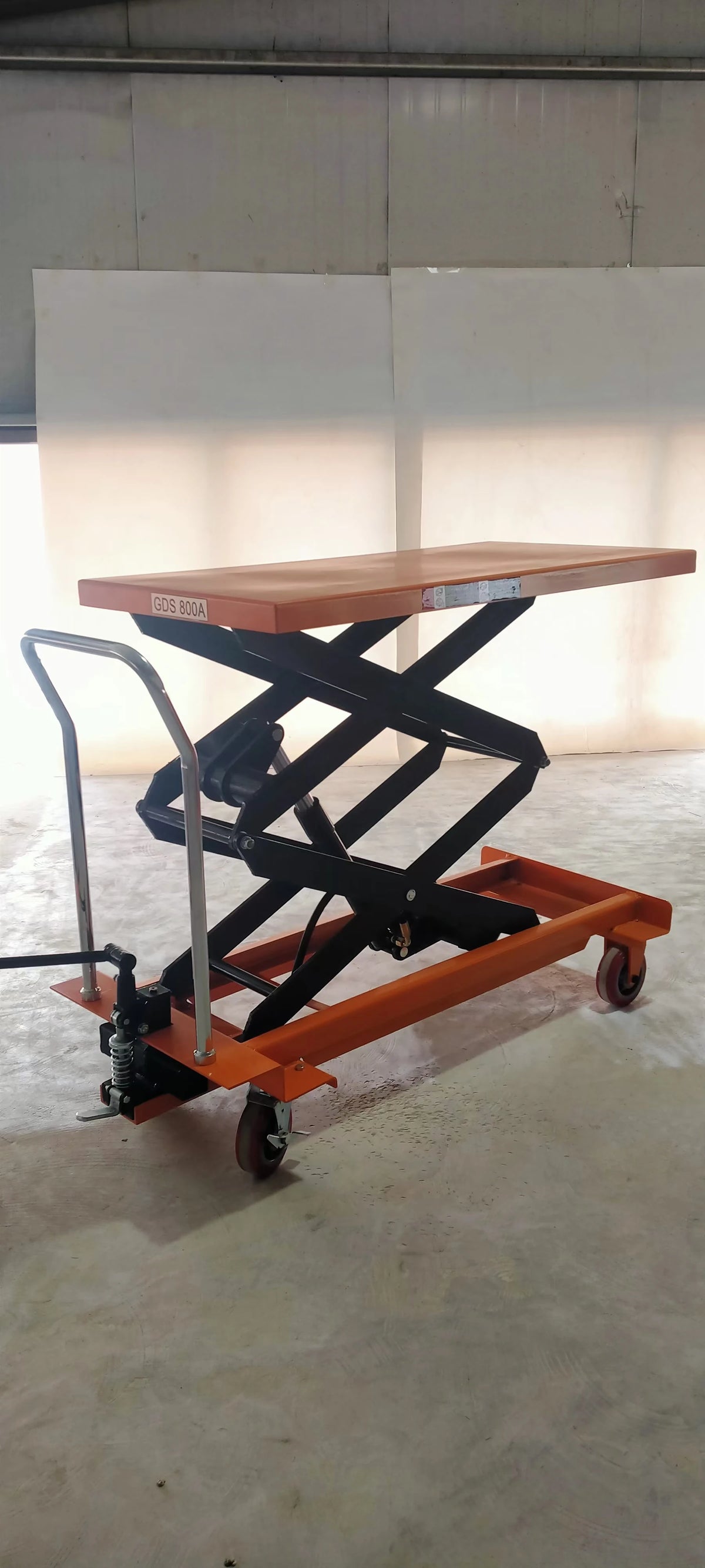 Easy Use Transport Cart Electric or Semi-electric Table Mobile Hydraulic Scissor Lift Platform