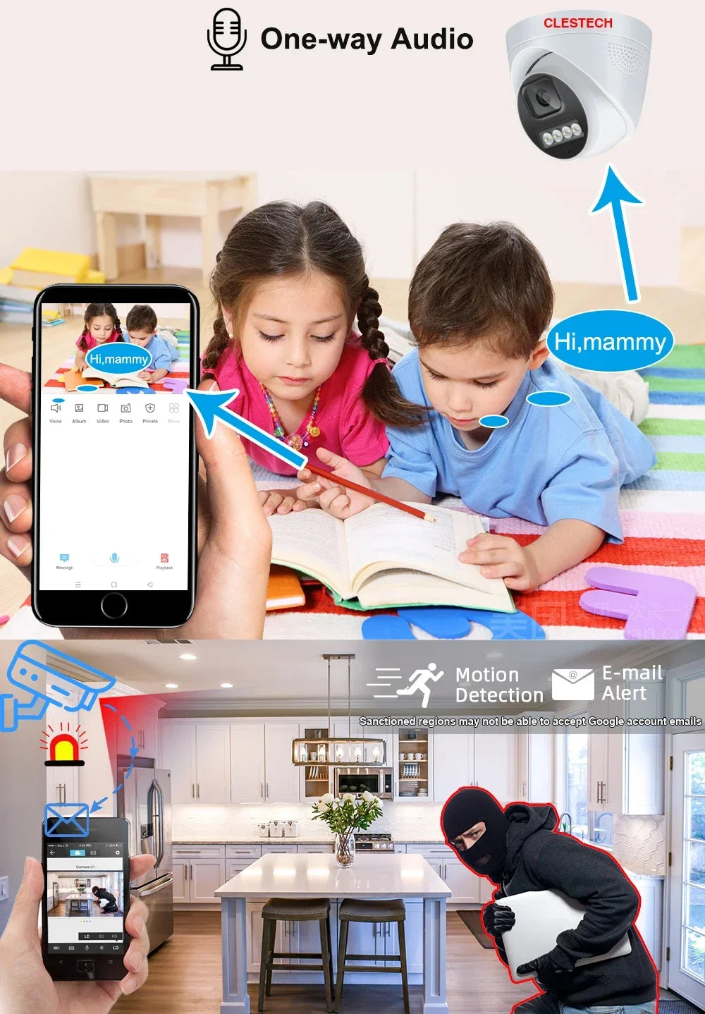 AI Audio IP POE Camera 5MP 4MP H.265 HD Infrared Full Color Dual Light RTSP ONVIF XMEye Outdoor Waterproof Security System with