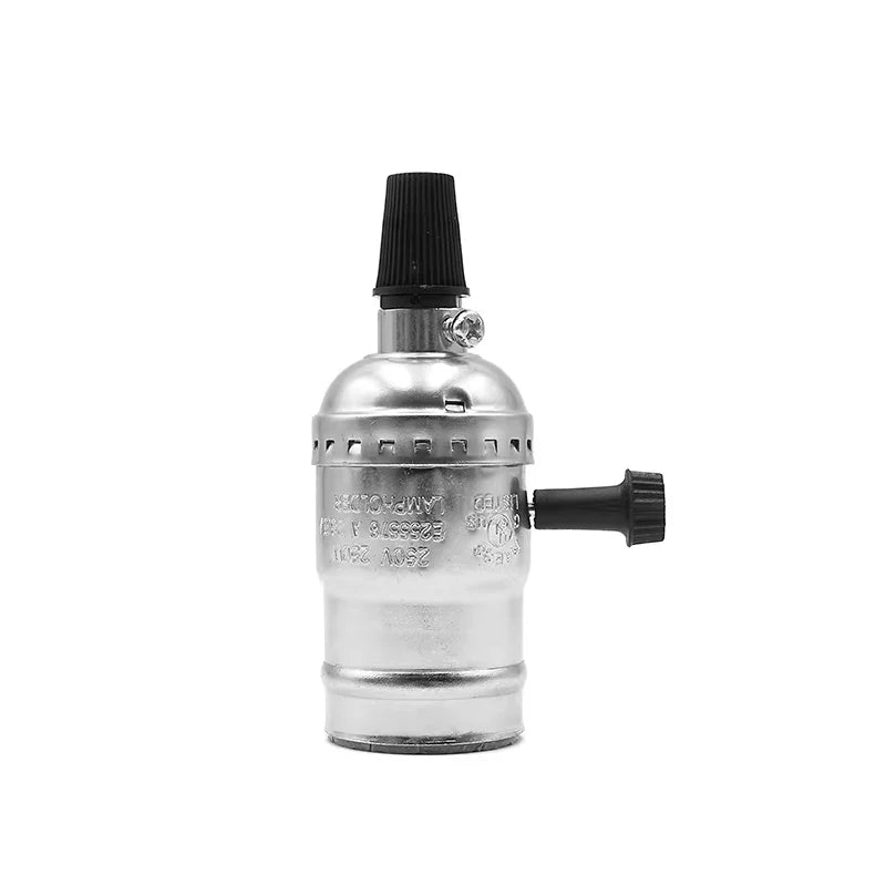 Lamp Holder Vintage Edison bulb E26 E27 Base Screw Bulb base Aluminum Light 110V 220V Socket Industrial Retro Pendant Lampholder