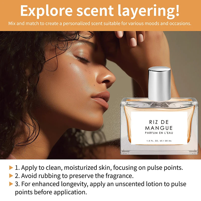 France Gourmet Fragrance Vanilla Cream Perfume Spray Unisex Passion Vanilla Eau De Parfum Irresistible Temptation Charm Perfume