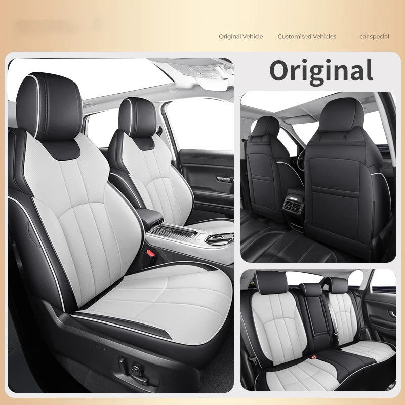 Custom Fit Car Seat Covers For Nissan Tiida March Leaf Kicks Rouge Versa Qashqai J11 Juke X Trail T32 Teana J32 Auto Accessories