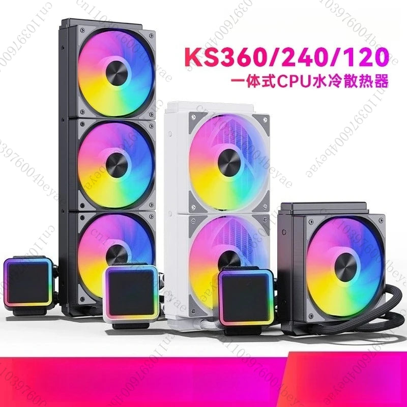 KS120/240/360 Integrated Water Cooling CPU Cooler X99 Computer 1700 Fan AMD