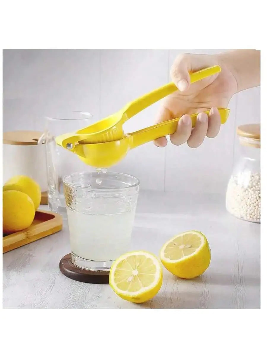 1/2pcs Premium Metal Manual Lemon Juicer Professional Citrus Squeezer for Lime Orange Fruit Juicing Kitchen Gadgets Yellow Green