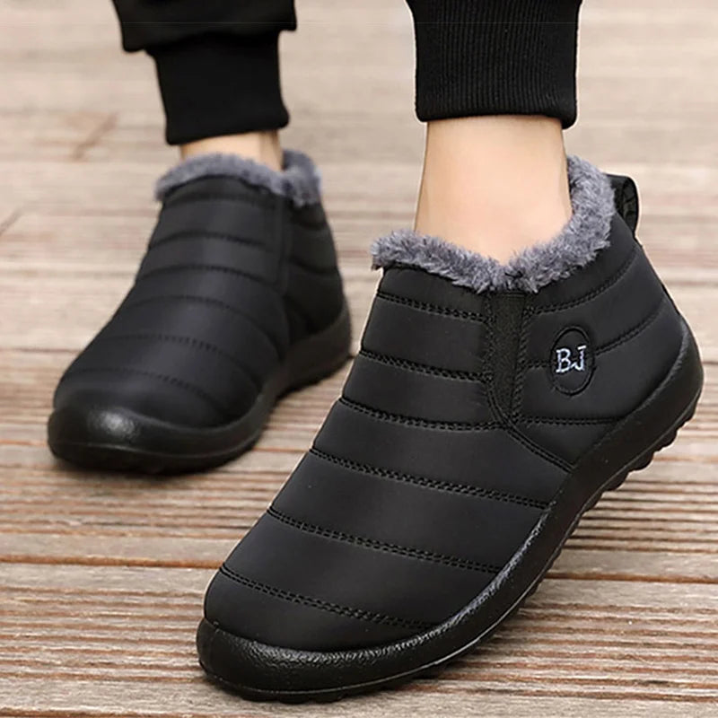 Men Sneakers Keep Warm Winter Sneakers For Couple Winter Shoes Men Casual Sneaker Chaussure Hommes Lightweight Fur Shoes Loafers