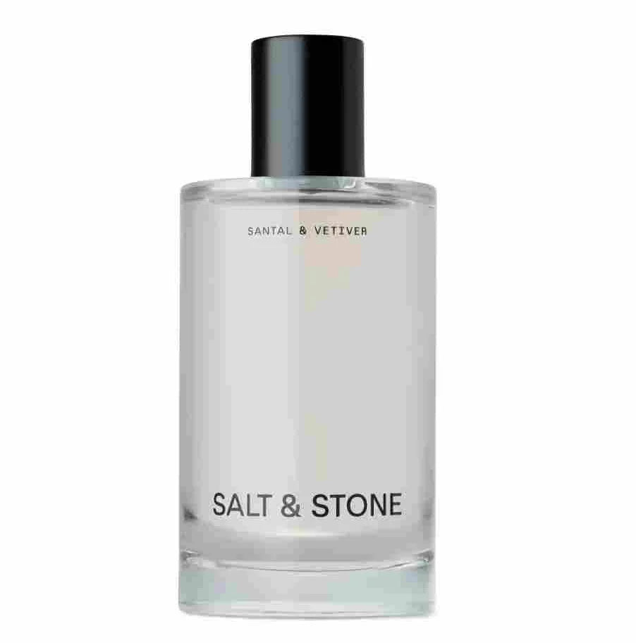 Salt & Stone Sandalwood & Vetiver  Men's & Women's Perfume  Glycerin & Red Algae Moisturizing Fragrance | Vegan, Non-Irritating 100ml