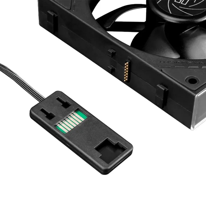 Thermalright TL-M12Q X2 120mm PC Case Cooling Fans, Daisy-Chain | 2000RPM | High Airflow | ARGB | Dual Infinity Mirrors Lighting