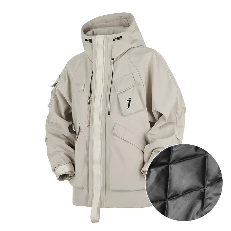 11 BYBB'S DARK 2025 Tactical Jackets Hooded Windbreaker Mens Cargo Function Jacket Fashion Coats Outwear Techwear Streetwear  ﻿