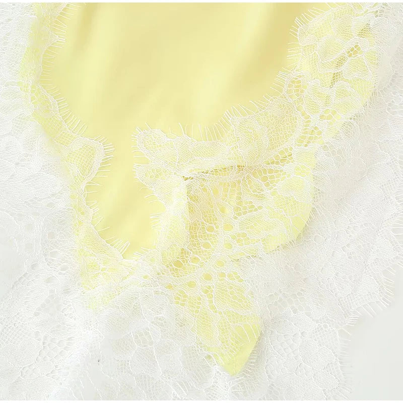 Sexy Solid Sling Lace Dress For Women Fashion Off Shoulder Backless High Waist Mini Vestido 2025 Chic Lady Party Holiday Dresses