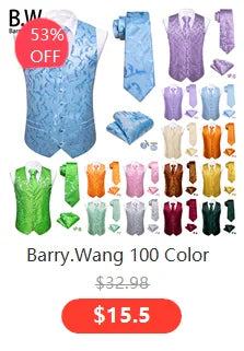 Barry.Wang Luxury Silk Mens Shirts Jacquard Floral Long Sleeve Formal Casual Breathable Male Blouses Wedding Business Prom Gift