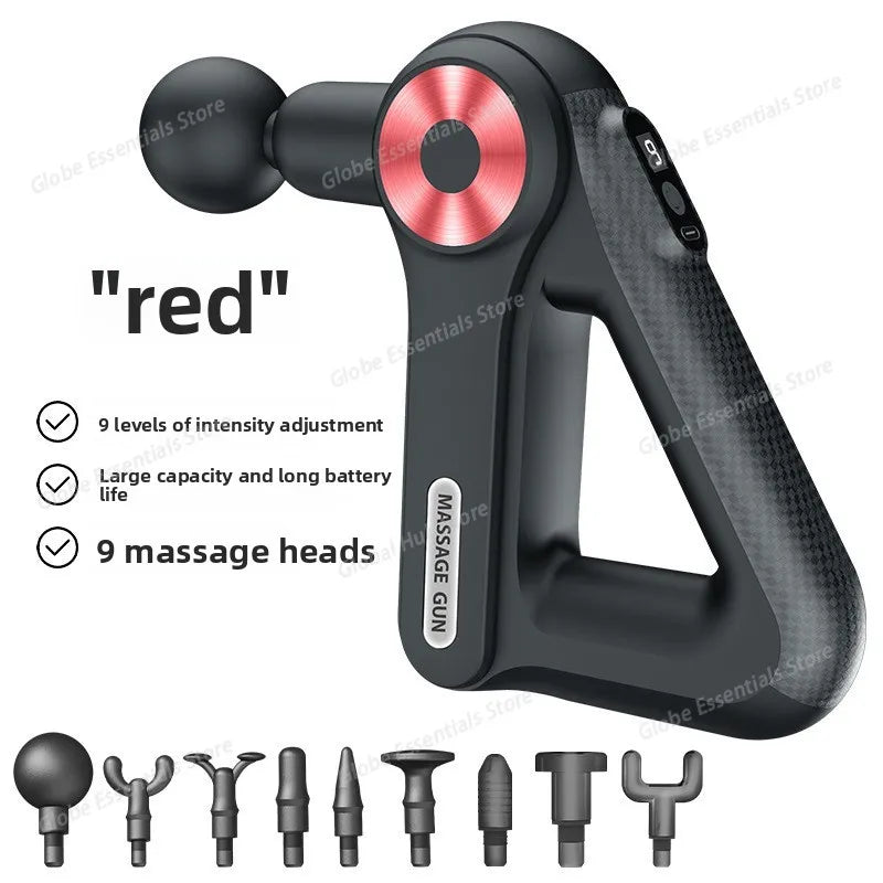 Professional-grade Mini Triangular Fascia Gun Massager, Electric Muscle Massage Gun, Portable for Shoulder and Neck Fitness