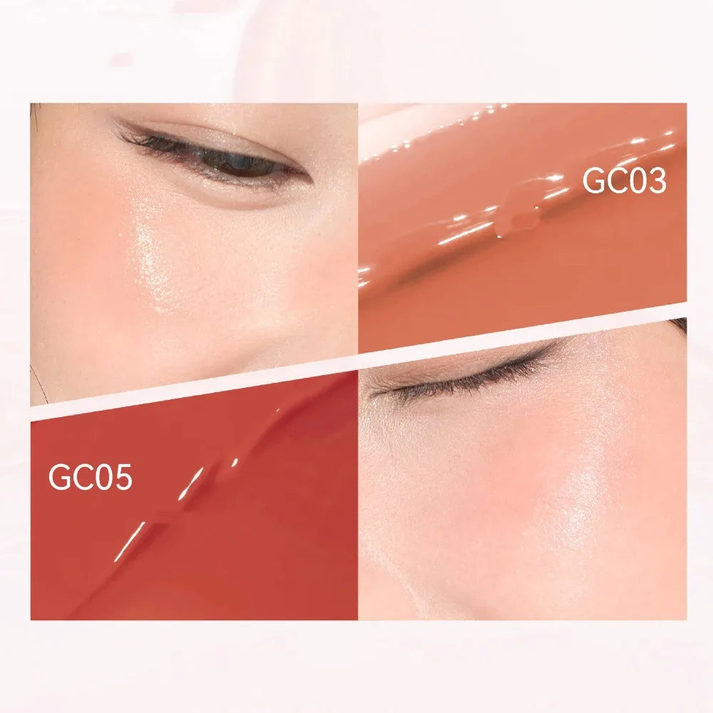 AZTK Blusher Color Face Makeup Rendering Blush Cream Moisturizer Long Lasting Beauty Expands Cheek Tint Makeup Cosmetics