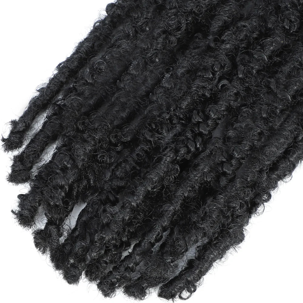 Butterfly Faux Locs Crochet Hair Super Long Prelooped Distressed Locs Soft Locs Crochet Hair For Black Women Crochet Braids Hair