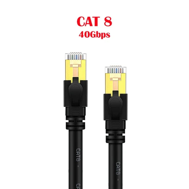 Ethernet Cable Cat8 40Gbps 30m Rj45 Lan Cable Double Shield Wire CAT 8 2000MHz Fast Network Cable Cord For Laptops Router rj 45