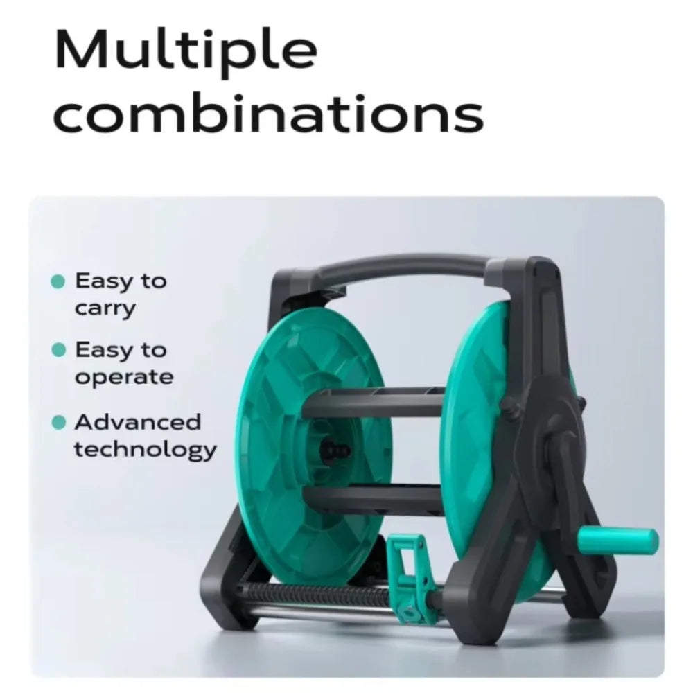 Wholesale Water Hose Pipe Storage Rack Garden Hose Reel High Pressure Empty Garden Water Hose Reel for Outdoor Lawn Backyard