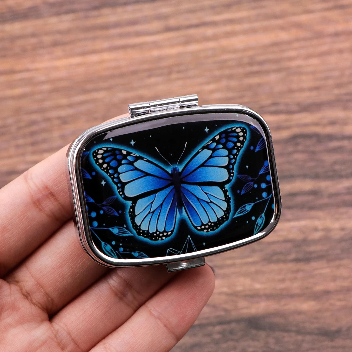 Animals Metal Medicine Box Bird Pill Packaging Health Products Butterfly Moisture Resistant Storage Case Personalized Casket