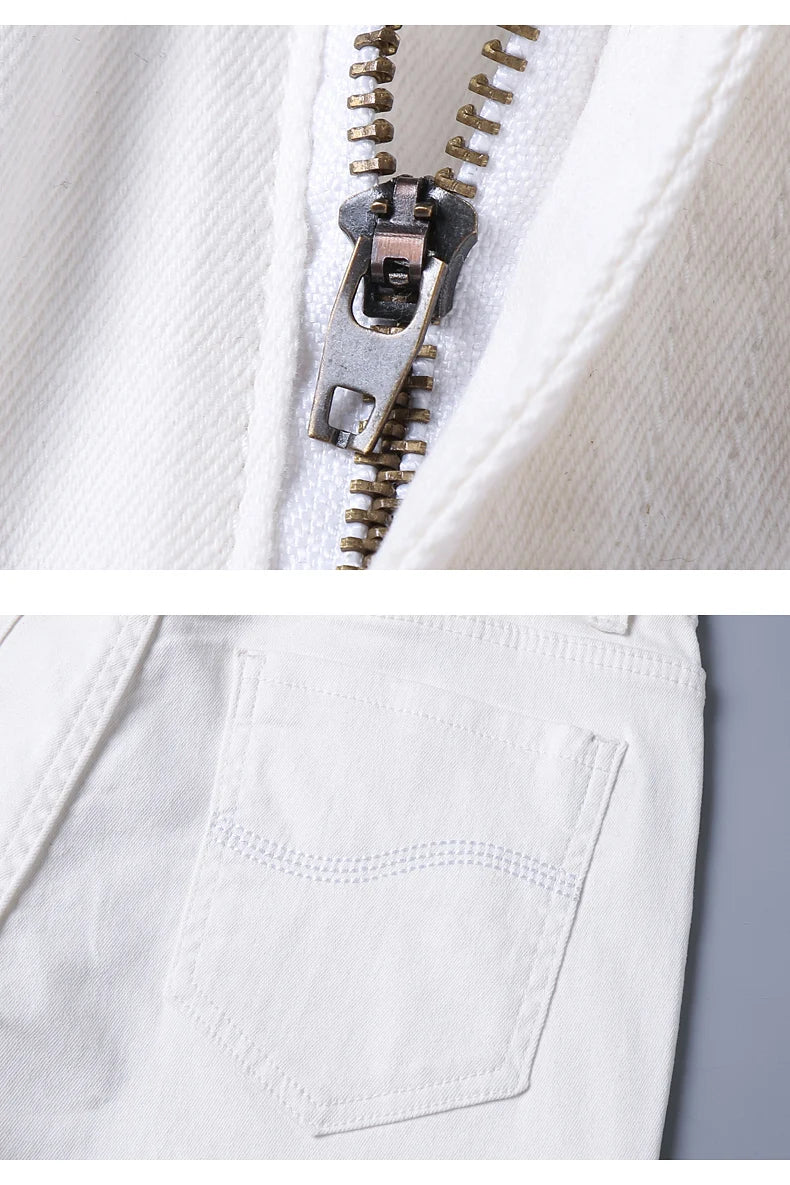 2026 New  Spring Autumn Wine Red Jeans Men Fashion Casual Classic Style Business Straight Fit Soft Trousers Male Advanced Pants