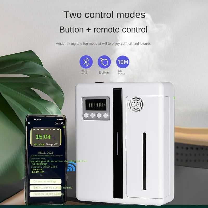 300m³ Aromatherapy Dispenser Hotel Commercial Dispenser Mall Automatic Aroma Essential Oil Diffuser Home Fragrance Air Purifier