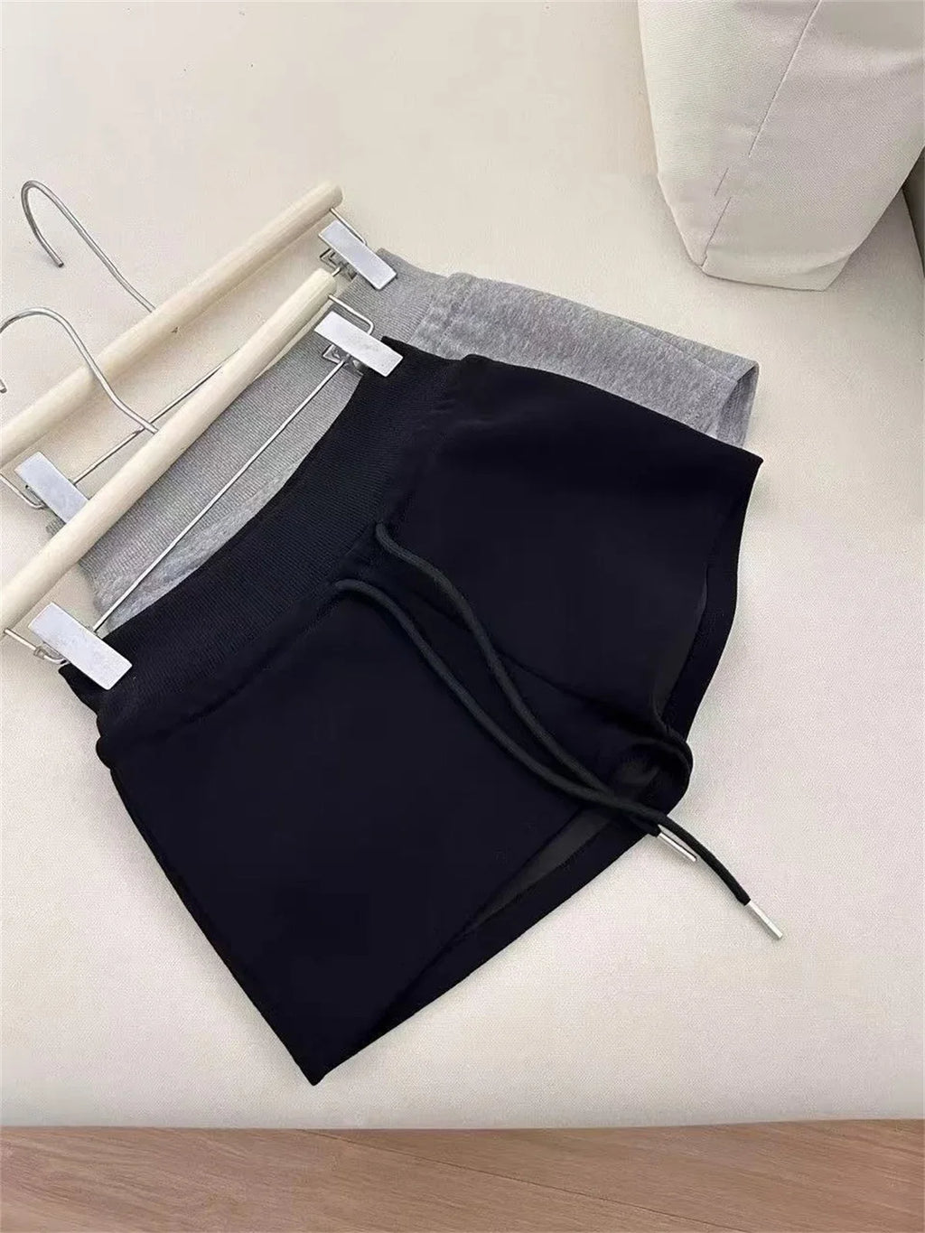 Drawstring Casual Sports Shorts For Women High Waist Solid Summer Short Pant Female Yoga Running Outfit Clothes Korean Hot Pants