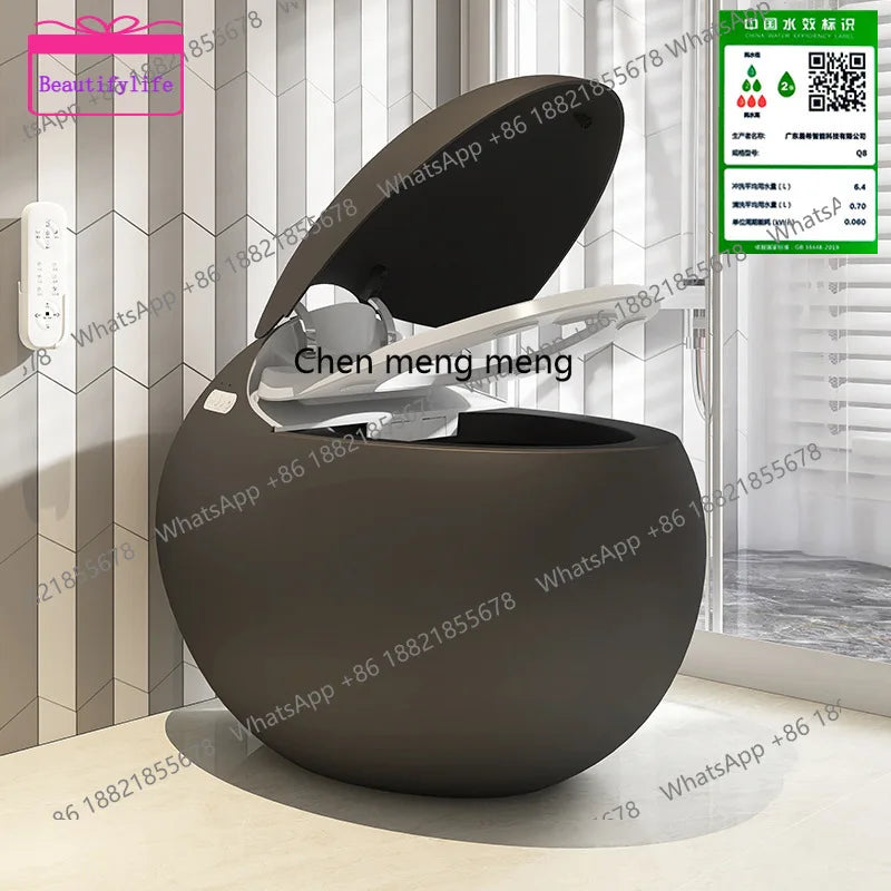 A17 Egg-shaped smart toilet integrated creative no water pressure limit siphon toilet