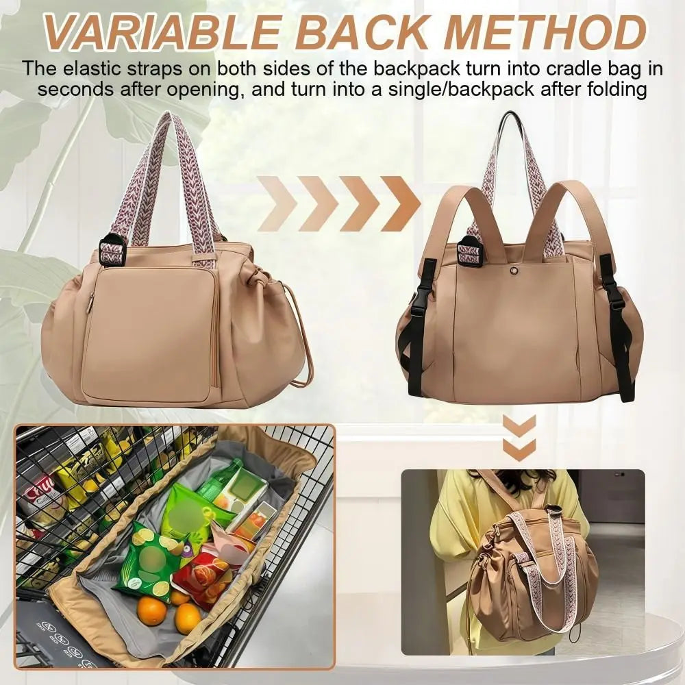 Multifunctional Travel Storage Bag Lightweight Cradle Design Women's Backpack Durable Waterproof Mommy Bag Mother Baby Outing