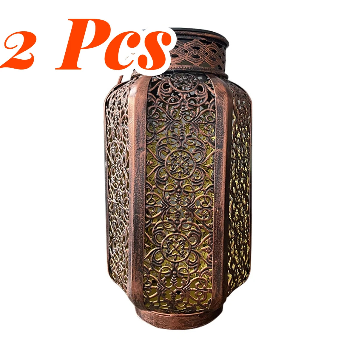Led Solar Light Outdoor Solar Hanging Lantern Retro Iron Art Garden Decorative Pathway Lamp Stairs Lights Home Christmas Decor