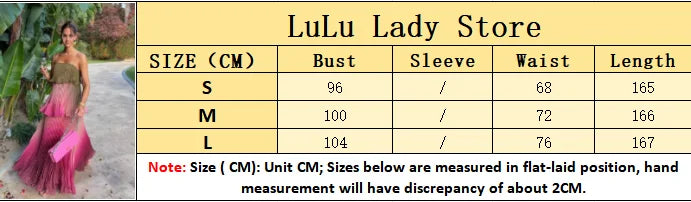 Chic Multicolored Pleated Women Maxi Dress Elegant Spaghetti Strap Ruffle Tiered Flowy Vestidos 2026 Summer Lady Vacation Outfit