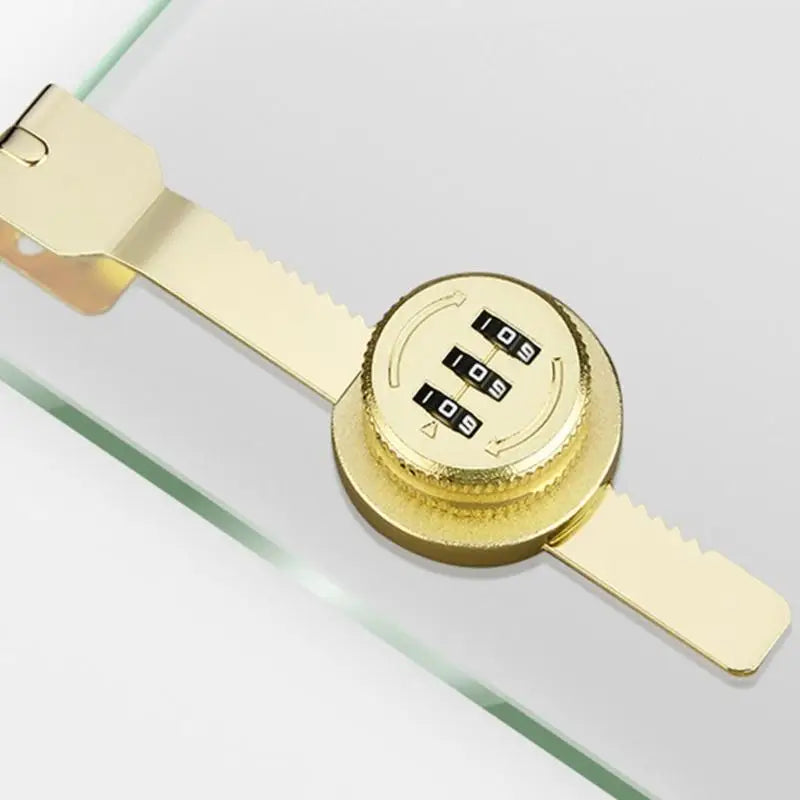652F 3Digit Combination Lock Alloy Door Safety Lock Keyless Latches Mechanical Password Lock Sliding Glass Door Lock