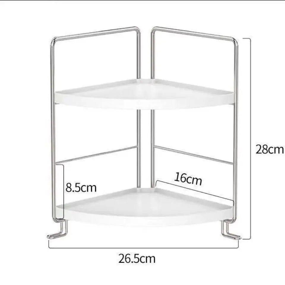 Desktop Organizer Rack Cosmetic And Skin Care Products Storage Shelf Iron Material Bedroom Living Room Kitchen Bathroom Use