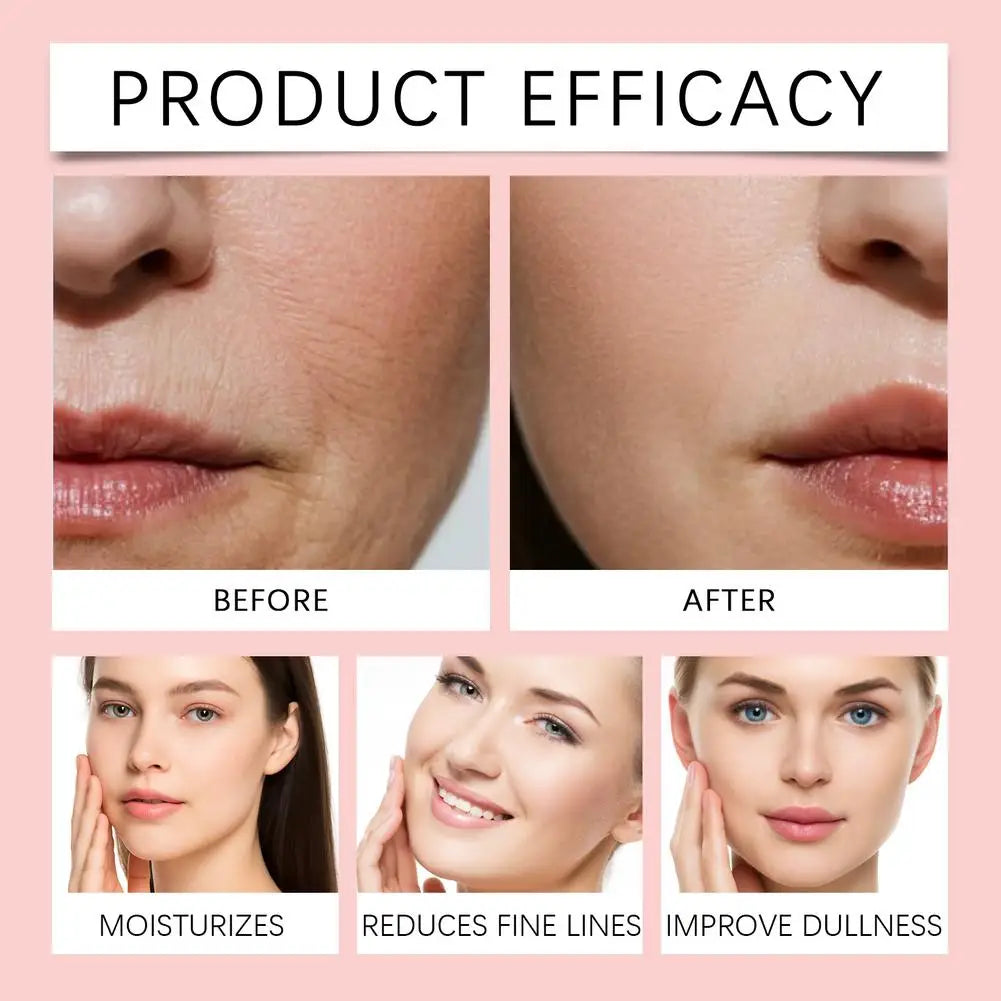 Pink Peptide12 Anti Aging Serum 30ml Firming Hydrating Face Essence,Reduces Fine Lines, Boosts Elasticity for Glowing Rejuvenate
