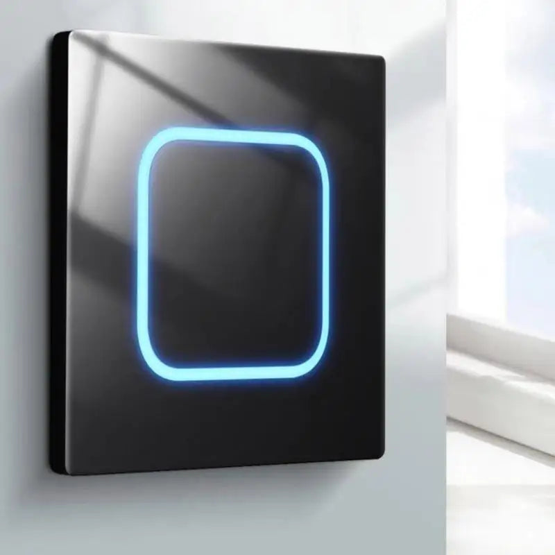 240V 10A Electrical Light Switches Tempered Glass Panel Wall Light Switches 1/2/3/4 Gang Wall Glasses Panel Switches Enduring