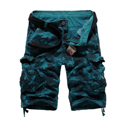 US Size 2026 New Camouflage Loose Cargo Shorts Men Cool Summer Military Camo Short Pants Homme Cargo Shorts
