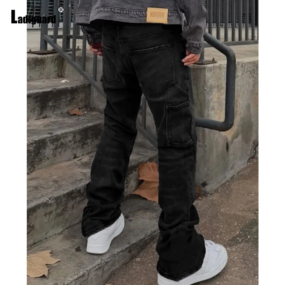 Large Size Mens Sexy Jeans Pants Casual Denim Pantalon Men Clothing 2026 European and American style Fashion Cargo Jean Trousers