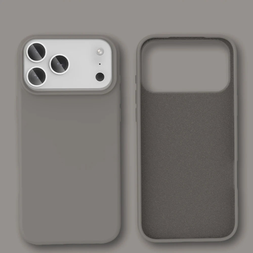 Shockproof Soft Liquid Silicone Phone Case For iPhone 18 17 Air 16 16E 15 14 13 12 11 Pro Max Plus Skin Feeling Protection Cover