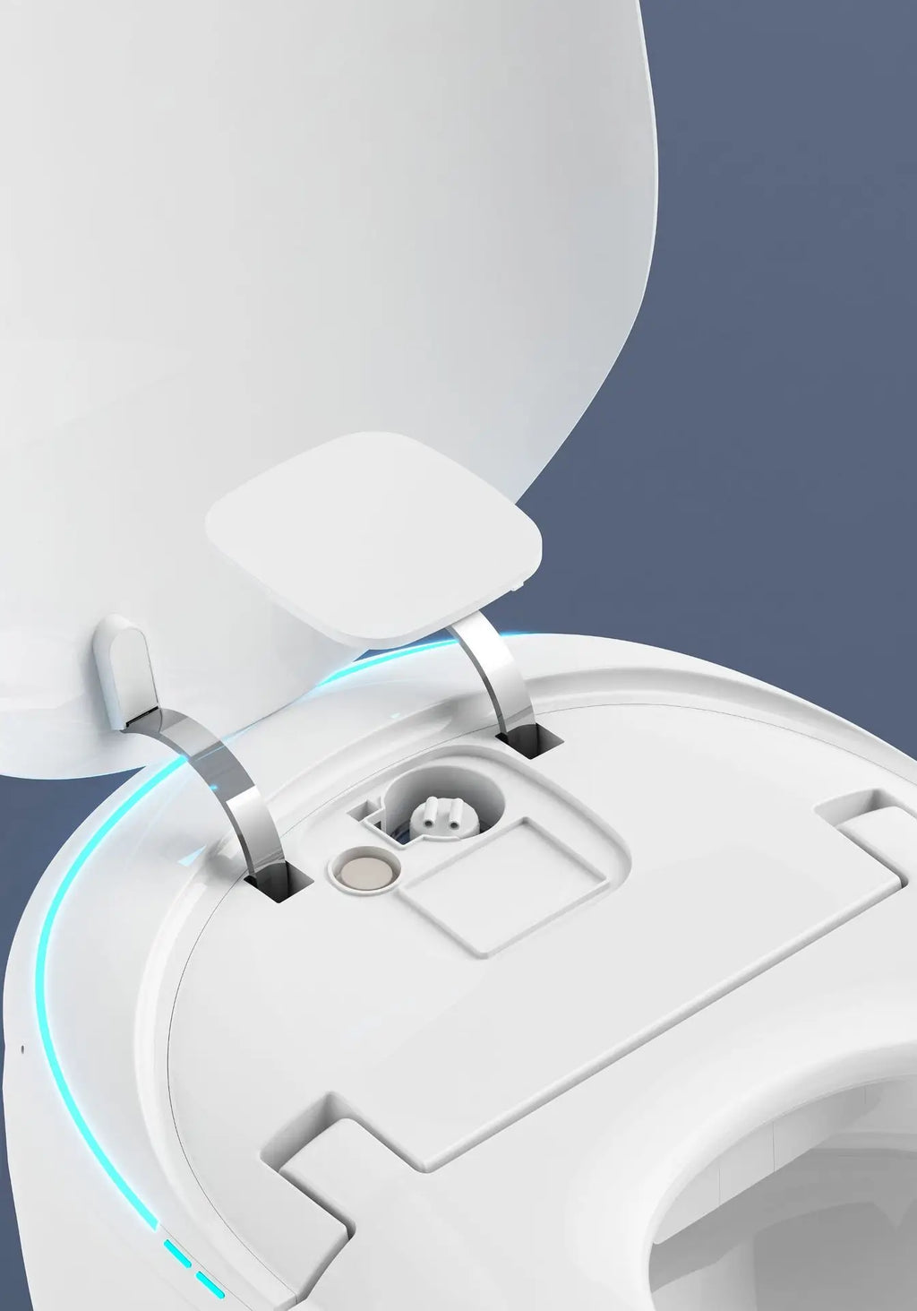 Fully automatic smart toilet integrated with built-in foam shield siphon type no water pressure limit toilet