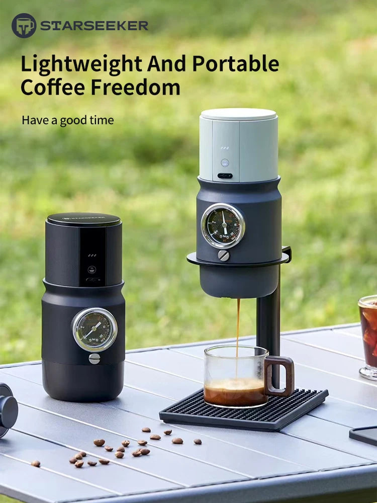 STARSEEKER Super58 Portable Electric Espresso Machine Travel Coffee Maker For Camping Car Coffee Maker With USB-C Bracket Tamper - Beauty