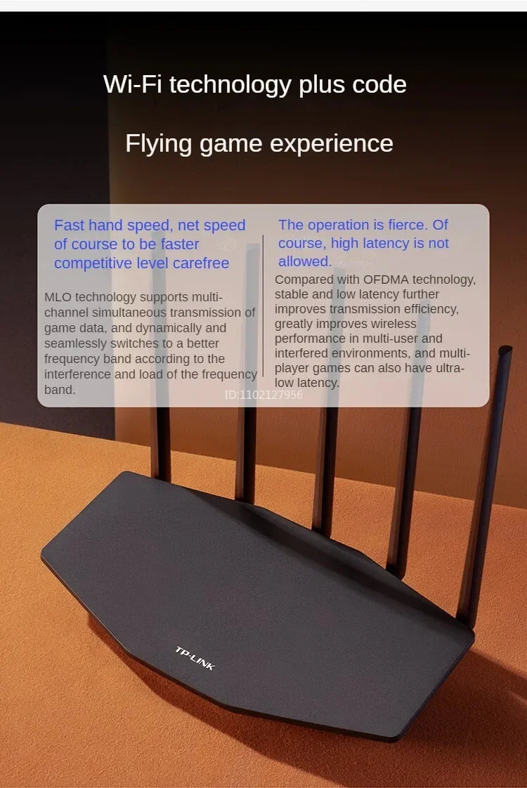 TP-LINK WiFi7 BE3600 Router 2.5G Gigabit Ethernet Port Home High Speed Internet Connection 2 WAN Ports Convergence Acceleration