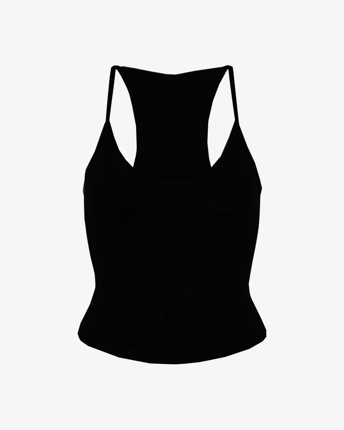 C*B Women V‑Neck Camisole Racerback Tank Top Fold Over Waist Shorts Soft Knit Gym Workout Jogging Daily Lounge Fitness Clothing