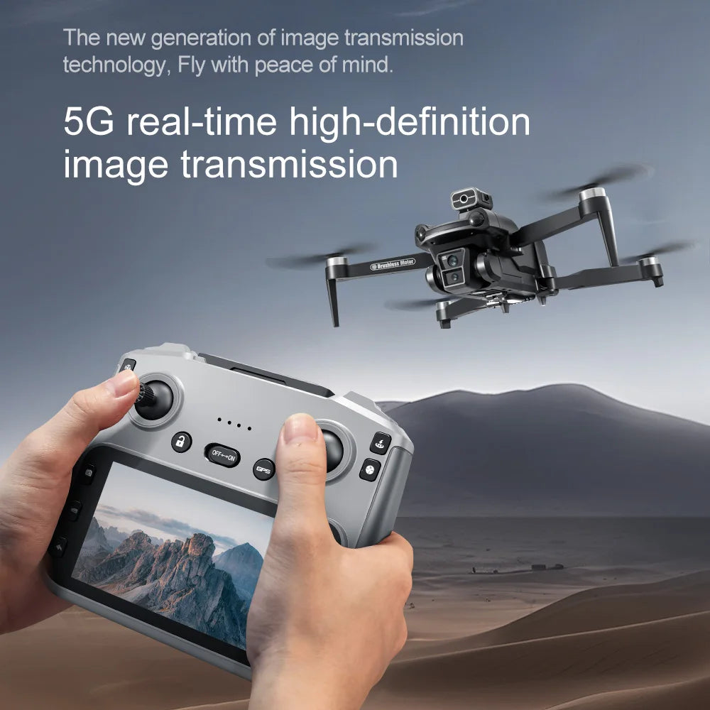 Original V198MAX Drone 8K Profesional FPV Brushless Laser obstacle avoidance Aerial Optical Foldable Quadcopter Mini 4K Dron