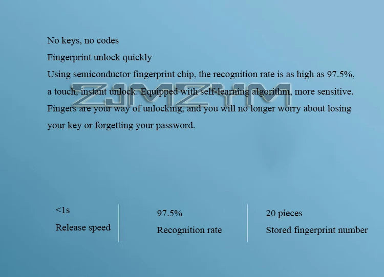 Portable Smart Fingerprint Lock USB Electronic Safety Locks Keyless Luggage Bag Padlock Fingerprint Unlock Fingerprint