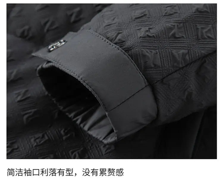 Winter New Men's Trendy Down Jacket Thickened Stand-up collar Duck Down Jacket short warm Coat