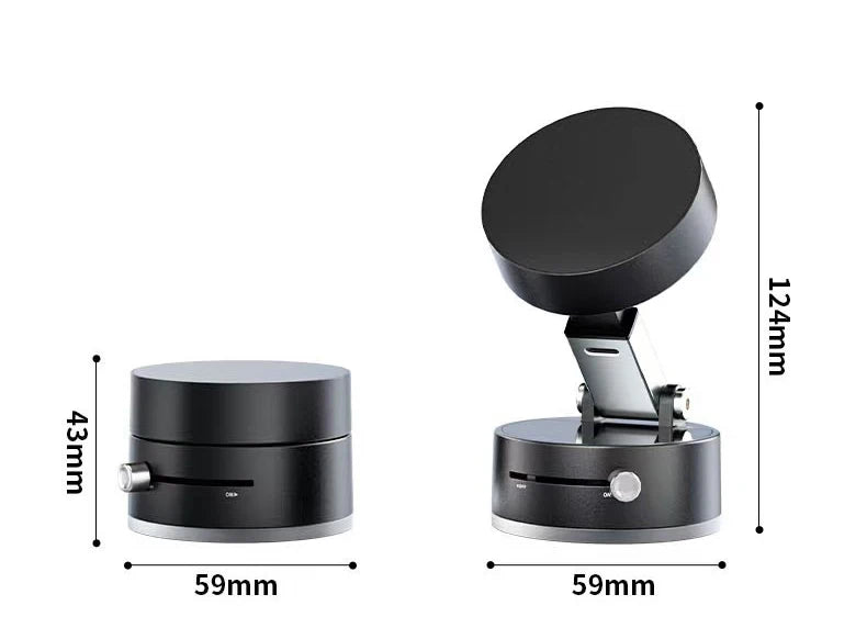 2025 New Type Suction Cup Vacuum Adsorption Car Special Fixed Mobile Phone Stand Car Mobile Phone Magnetic Stand