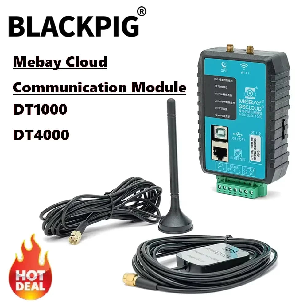 Mebay Wifi Ethernet DT1000 DT4000 4G Cloud Monitor Communication Module DTU Data Acquisition Remote Control Genset Controller